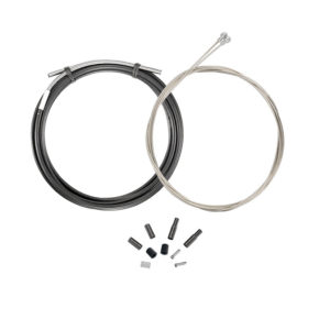 Alternative view of CICLOVATION ROAD, BRAKE SET, SHIMANO/SRAM SYSTEM. STAINLESS-NANO SLICK CABLE WITH 5MM KEVLAR REINFORCED LIGHT-WEIGHT LUBE BRAKE OUTER CASING. END CAPS AND PARTS INCLUDED. / BLACK