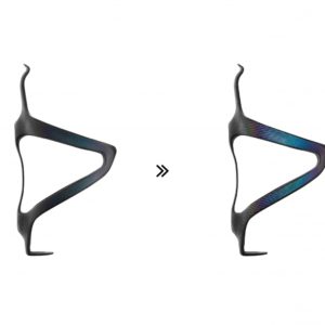 Alternative view of CICLOVATION WATER BOTTLE CAGE, SPECTRUM REFLECTIVE