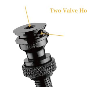 Alternative view of CICLOVATION LIGHT-WEIGHT TUBELESS VALVE STEM, 70MM, BK