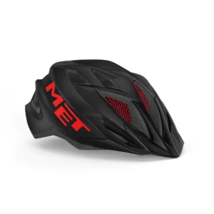 Alternative view of MET CREACKERJACK CE BLACK RED / MATT UN