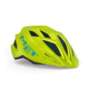 Alternative view of MET CREACKERJACK CE FLUO YELLOW / MATT UN