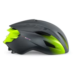 Alternative view of MET MANTA MIPS CE GRAY FLUO YELLOW | MATT GLOSSY