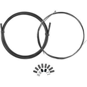 Alternative view of CICLOVATION UNIVERSAL FOR ROAD & MOUNTAIN, SHIFT SET, SHIMANO/SRAM SYSTEM. STAINLESS-SLICK CABLE WITH 4MM LINEAR LUBE SHIFT OUTER CASING. END CAPS AND PARTS INCLUDED. BLACK