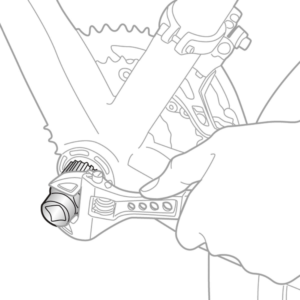 Alternative view of Topeak Cartridge bottom bracket tool