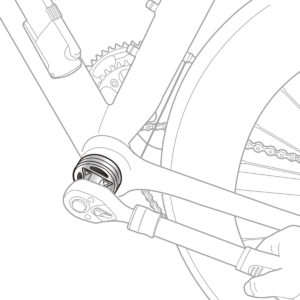 Alternative view of TOPEAK EXTERNAL BOTTOM BRACKET TOOL