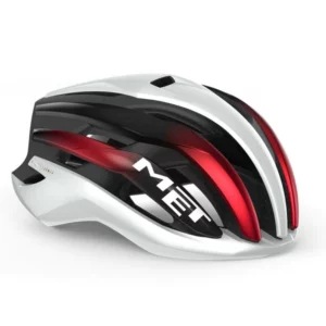 Alternative view of MET TRENTA MIPS CE WHITE BLACK RED METALLIC / GLOSSY
