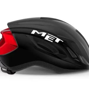 Alternative view of MET STRALE CE BLACK RED METALLIC | GLOSSY M